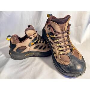 VTG MERRELL REFLEX BROWN LOW PERFORMANCE HIKING TRAIL SHOES BOOTS WOMENS SZ 6.5